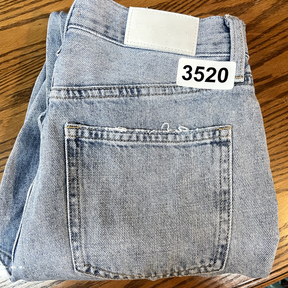 Pistola Jeans Womens 26 Blue Presley Relaxed Roller Revolve Straight Thrashed - Picture 13 of 13